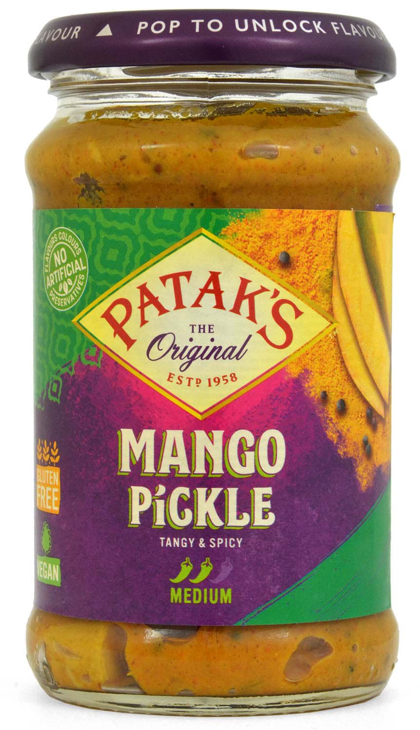 Bild von Pataks Mango Pickle Medium 283g