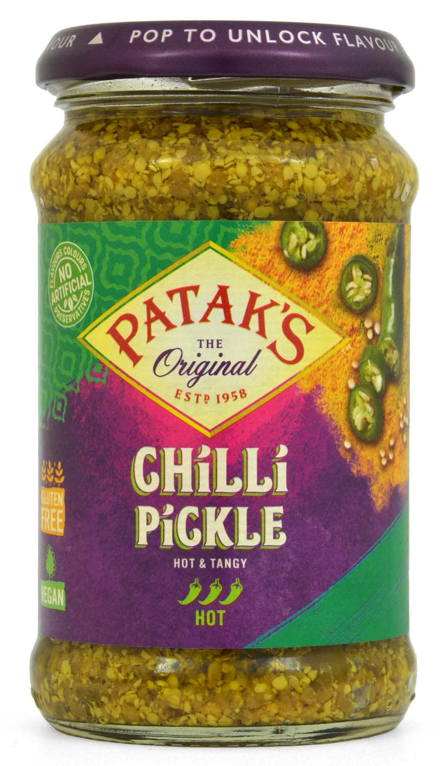 Bild von Pataks Chilli Pickle 283g