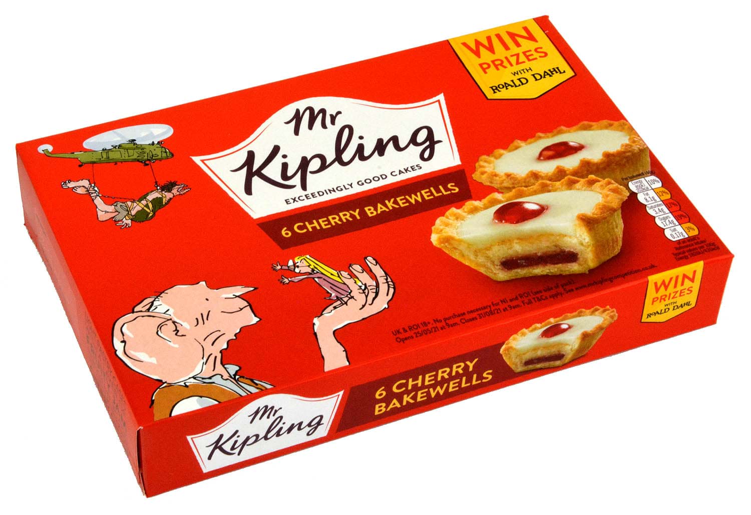Bild von Mr. Kipling 6 Cherry Bakewells