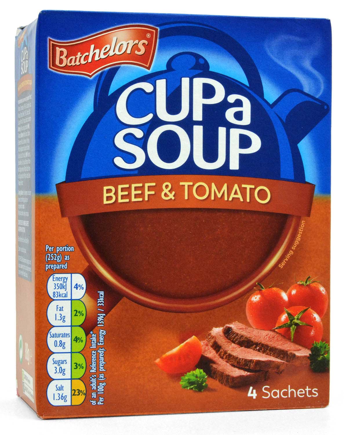 Bild von Batchelors Cup a Soup Beef & Tomato 4 sachets