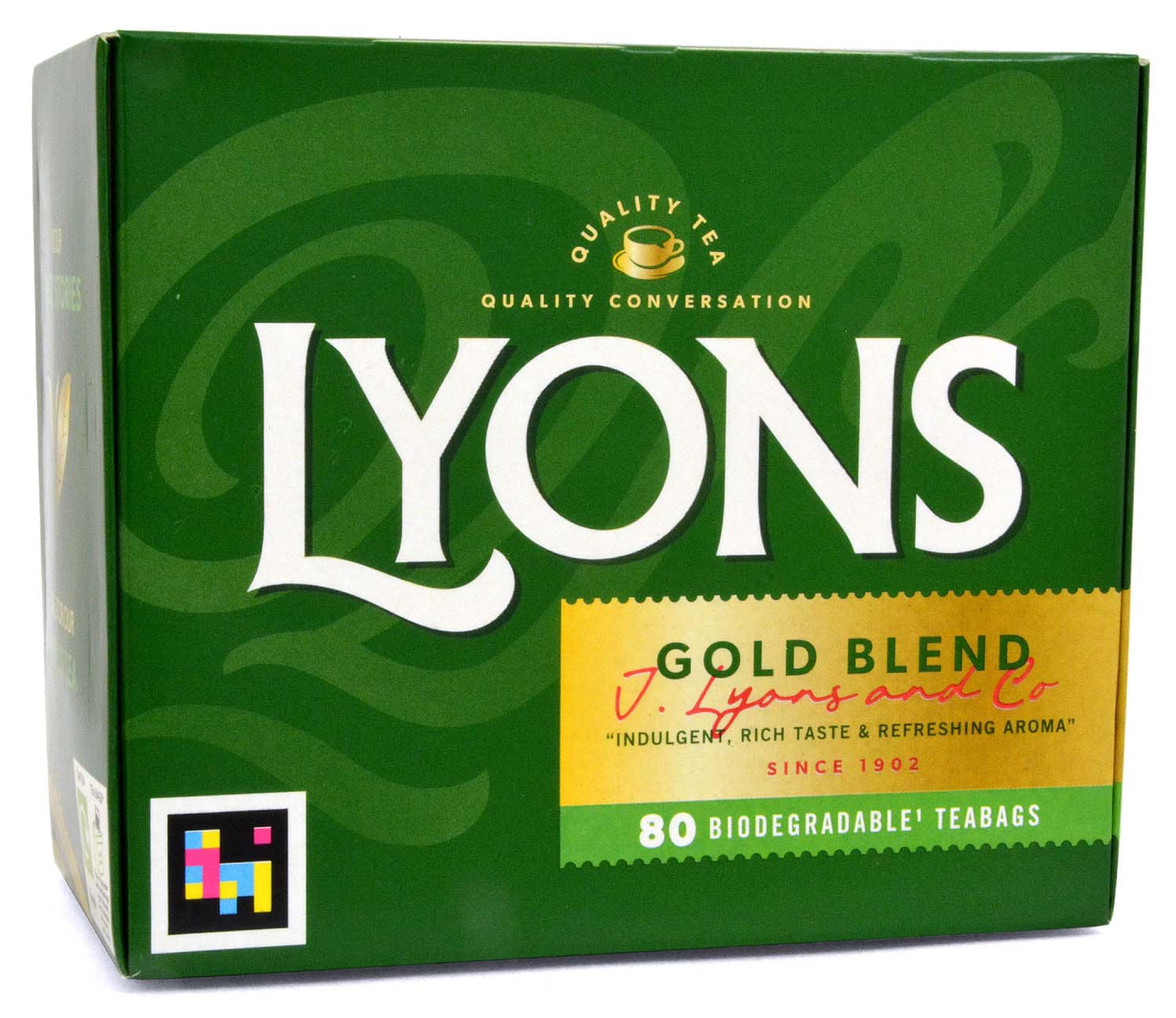 Bild von Lyons Gold Blend 80 Tea Bags 232g MHD 09/25