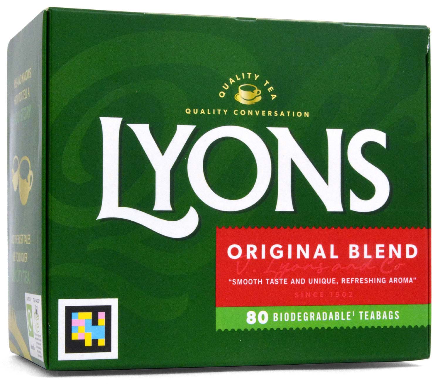 Bild von Lyons Original Blend 80 Tea Bags 232g MHD 10/25