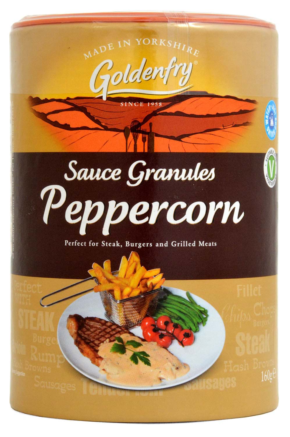 Bild von Goldenfry Peppercorn Sauce Granules 160g MHD 11/25