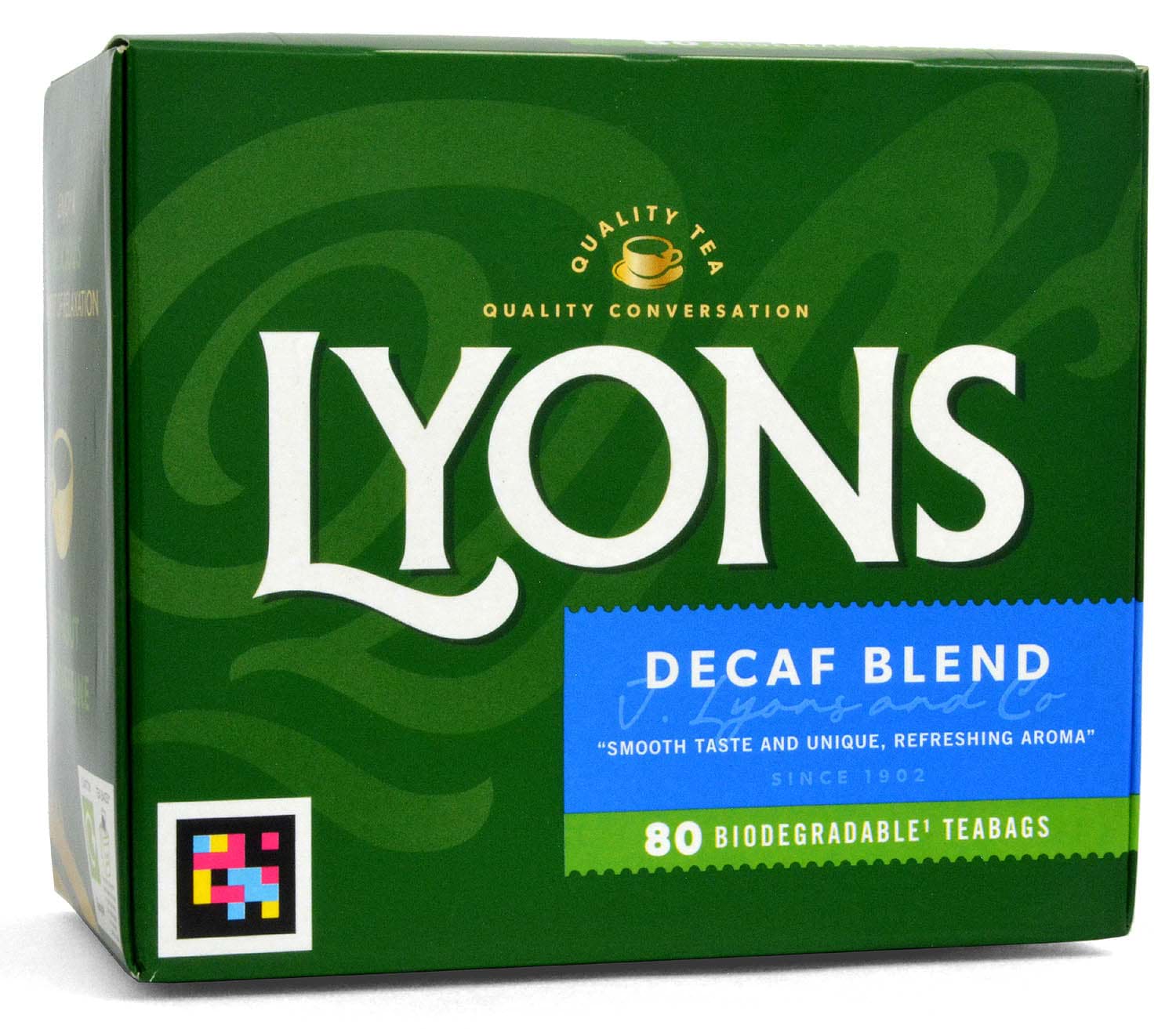 Bild von Lyons Decaf Blend 80 Teabags 232g MHD 12/25