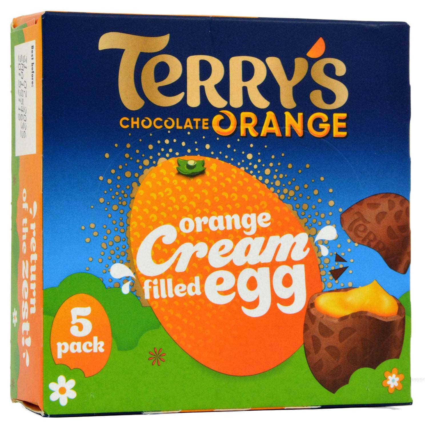 Bild von Terrys Chocolate Orange Cream Filled Eggs 5 x 32g