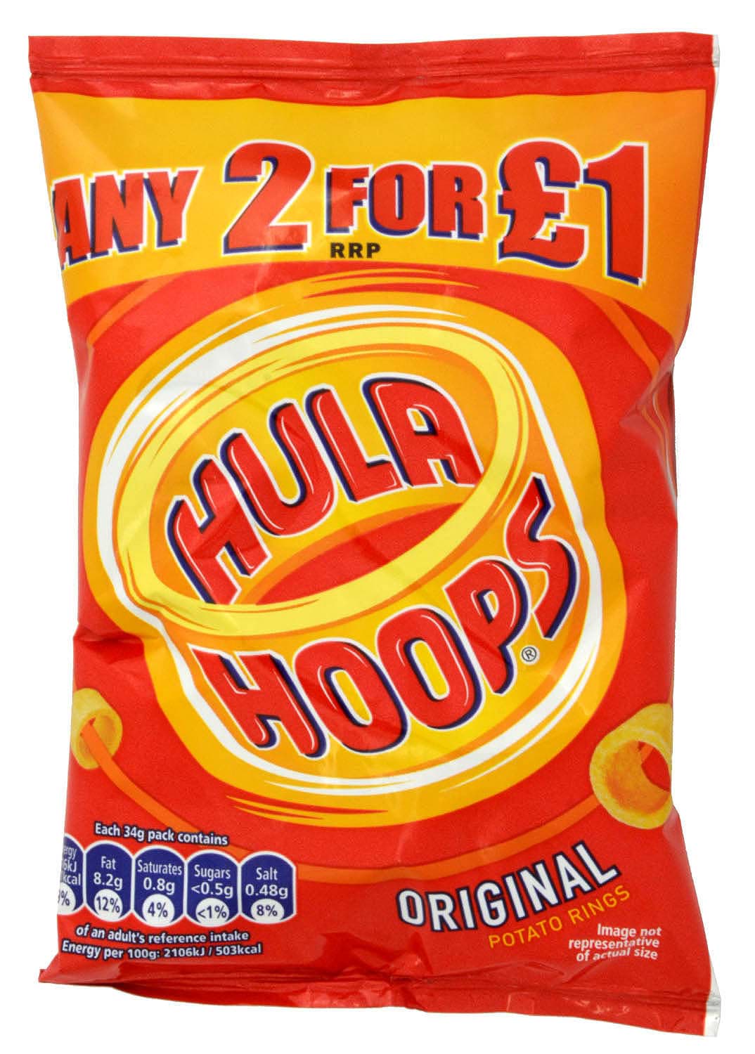 Bild von KP Hula Hoops Original 32 x 34g Potato Snack