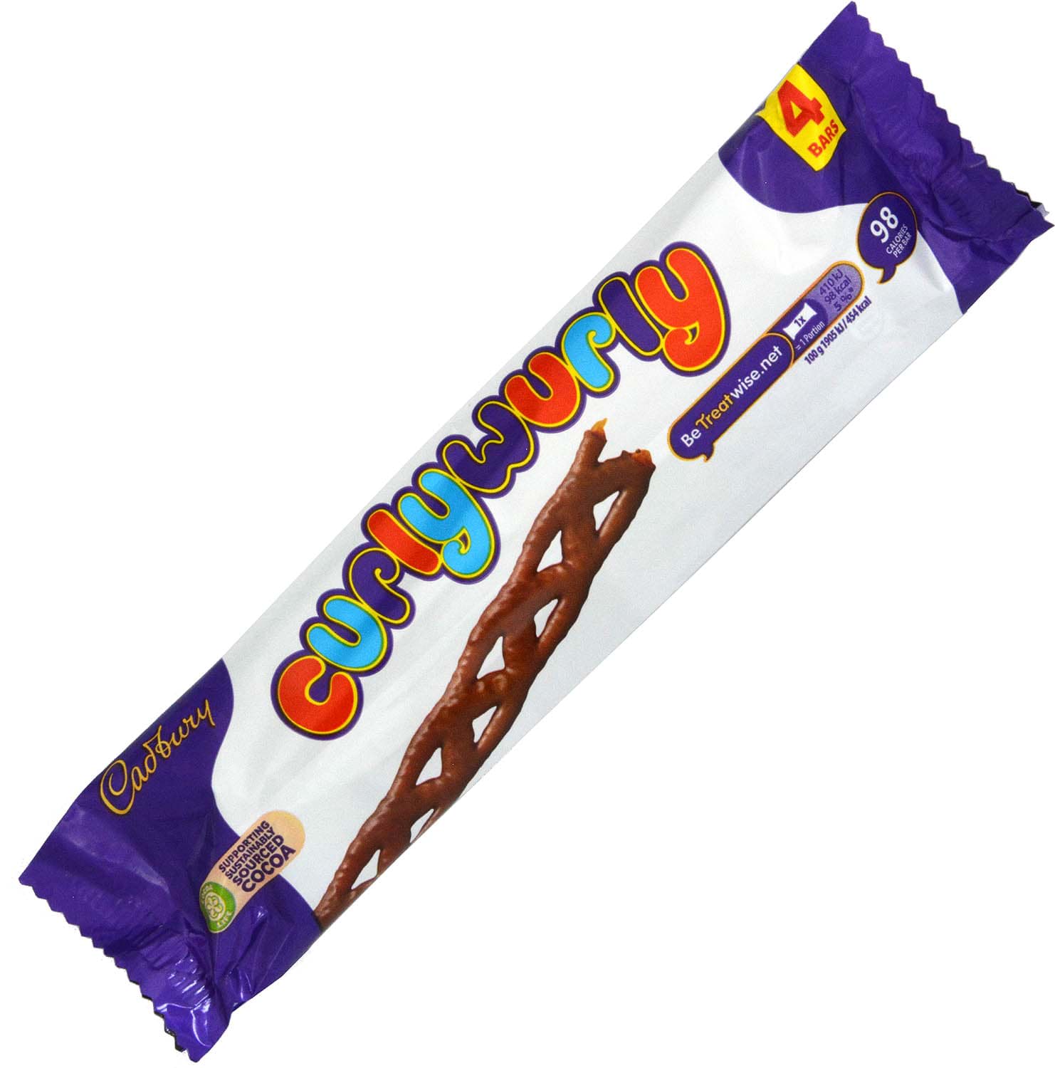 Bild von Cadbury Curly Wurly 4 x 21.5g