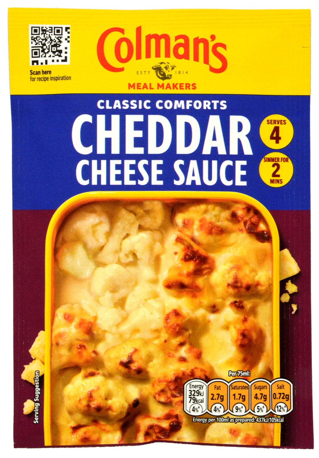 Bild von Colmans Cheddar Cheese Sauce Mix