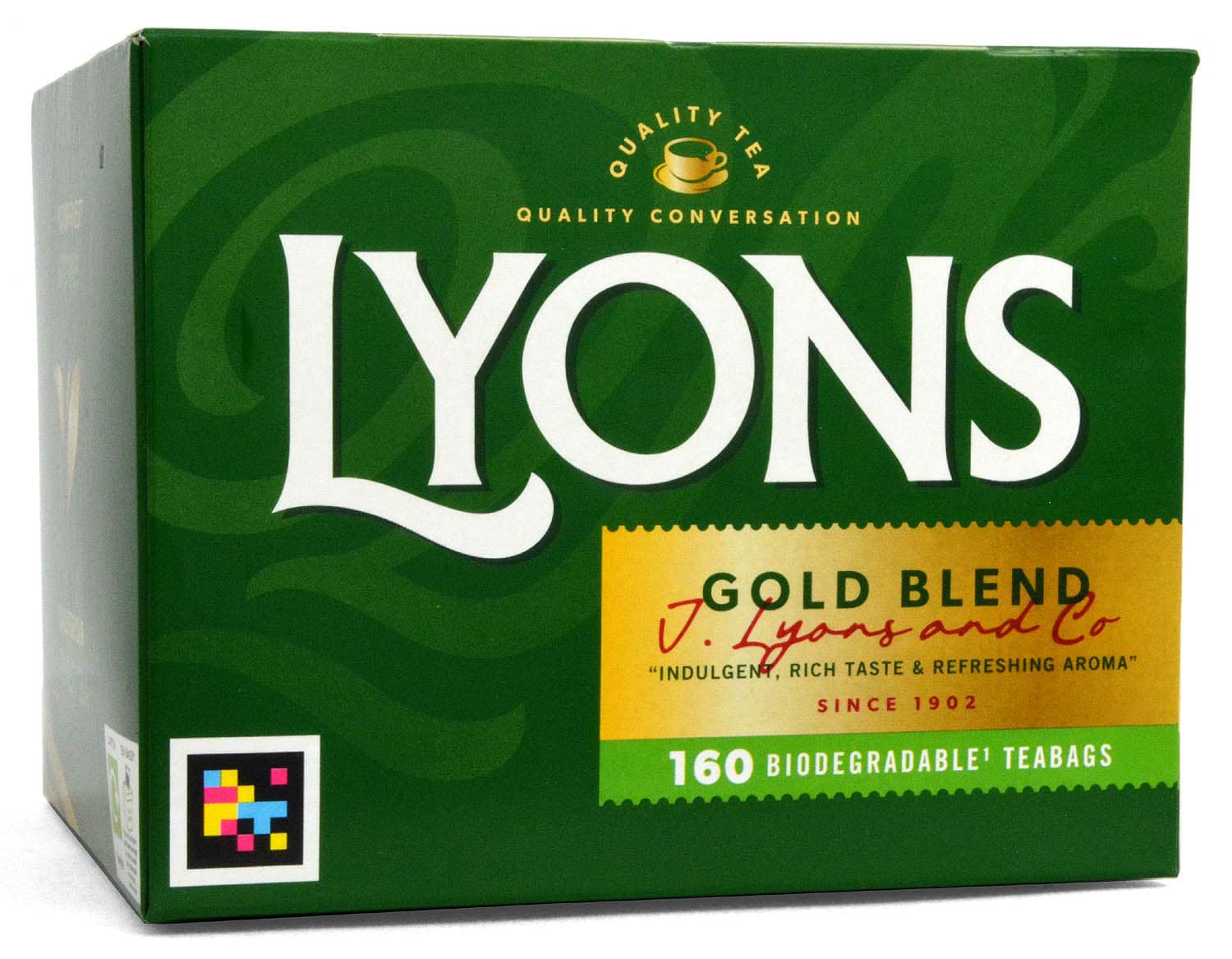 Bild von Lyons Gold Blend 160 Tea Bags 464g MHD 04/26