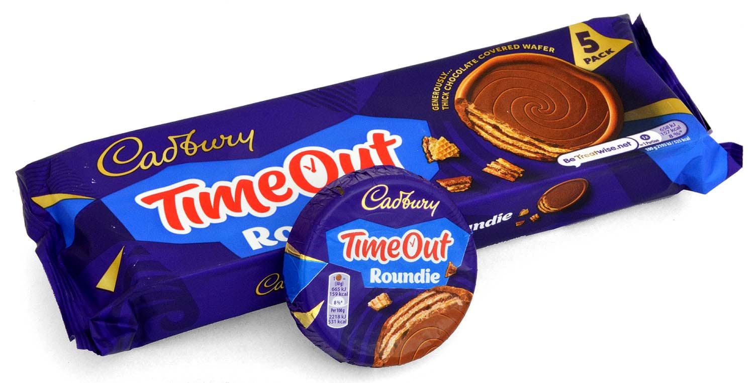 Bild von Cadbury TimeOut Roundie 5 x 30g