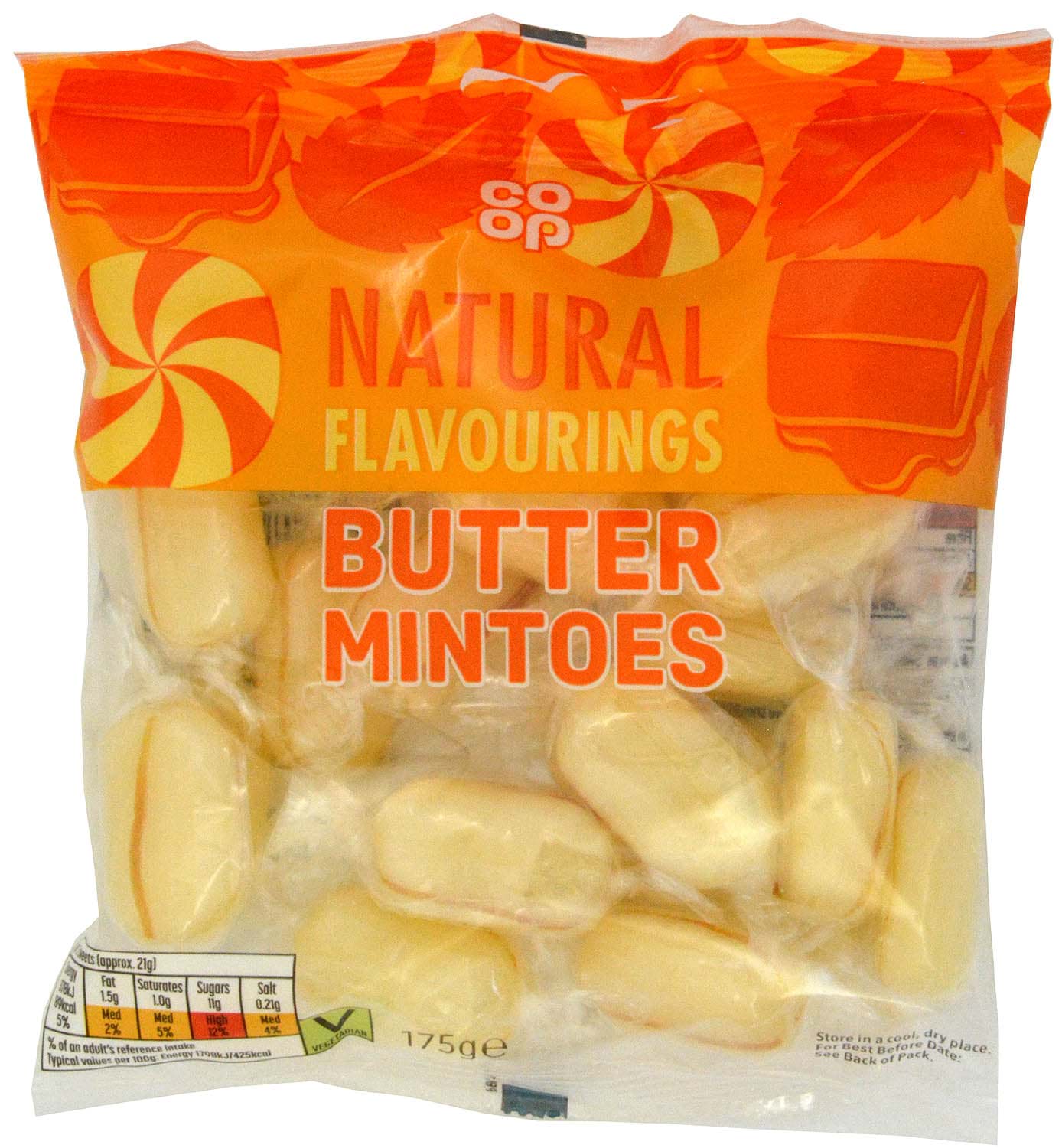 Bild von Co-op Butter Mintoes 175g