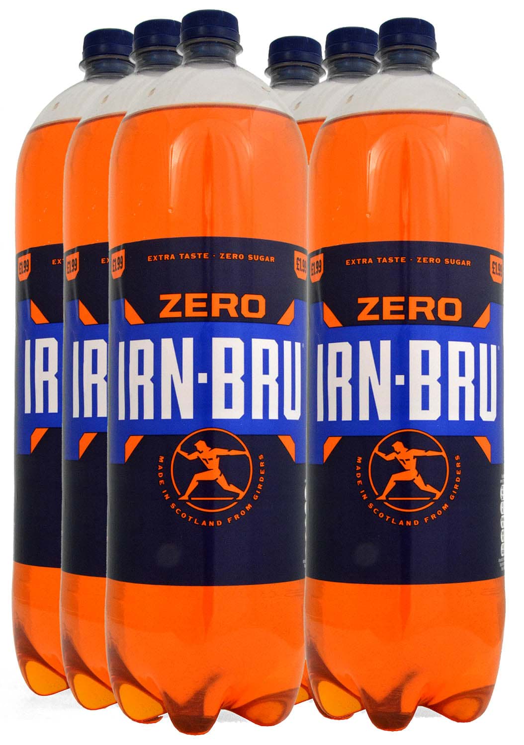 Barr Irn-Bru Zero Sugar Free 6er-Tray 6x2 Liter