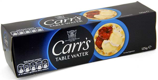 Carr´s Table Water Biscuits 125g MHD 05/09/26
