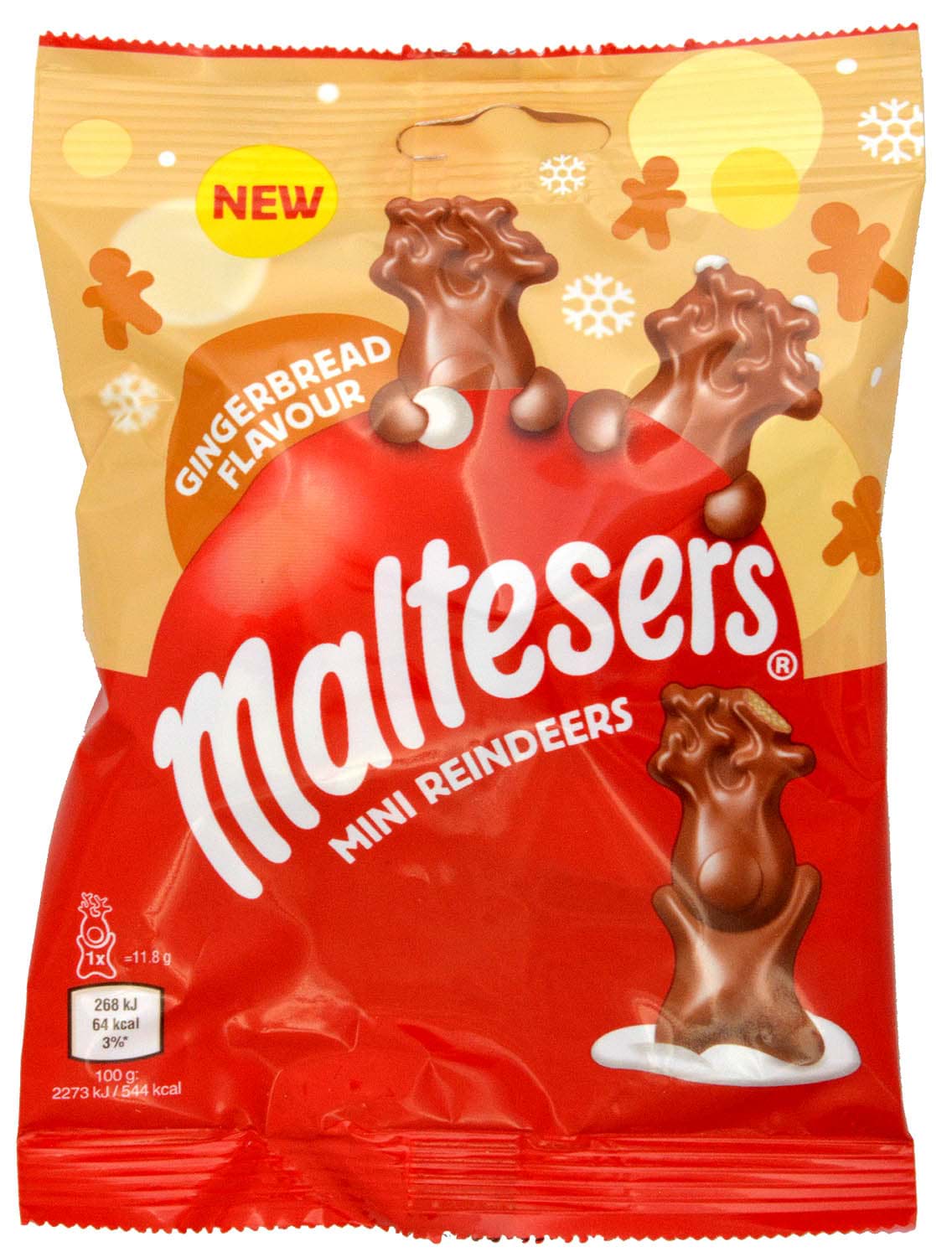 Maltesers Mini Reindeers Gingerbread 59g