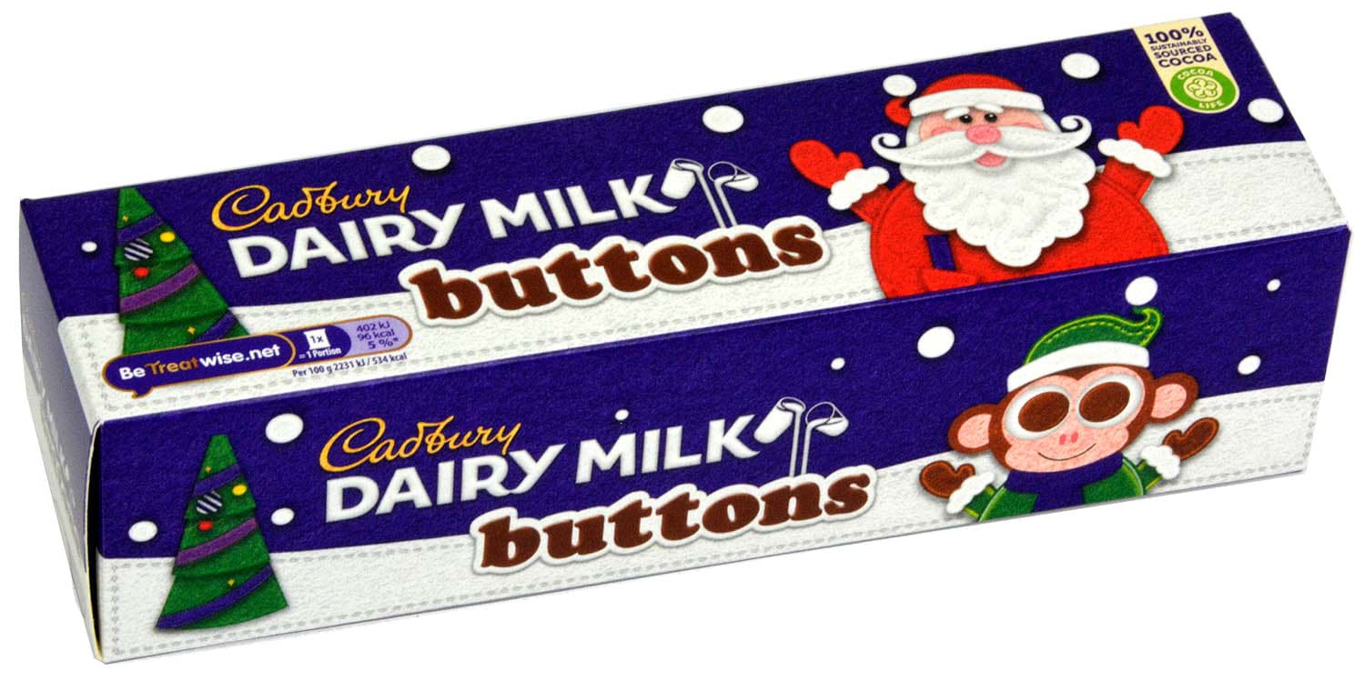 Cadbury Dairy Milk Buttons Tube 72g