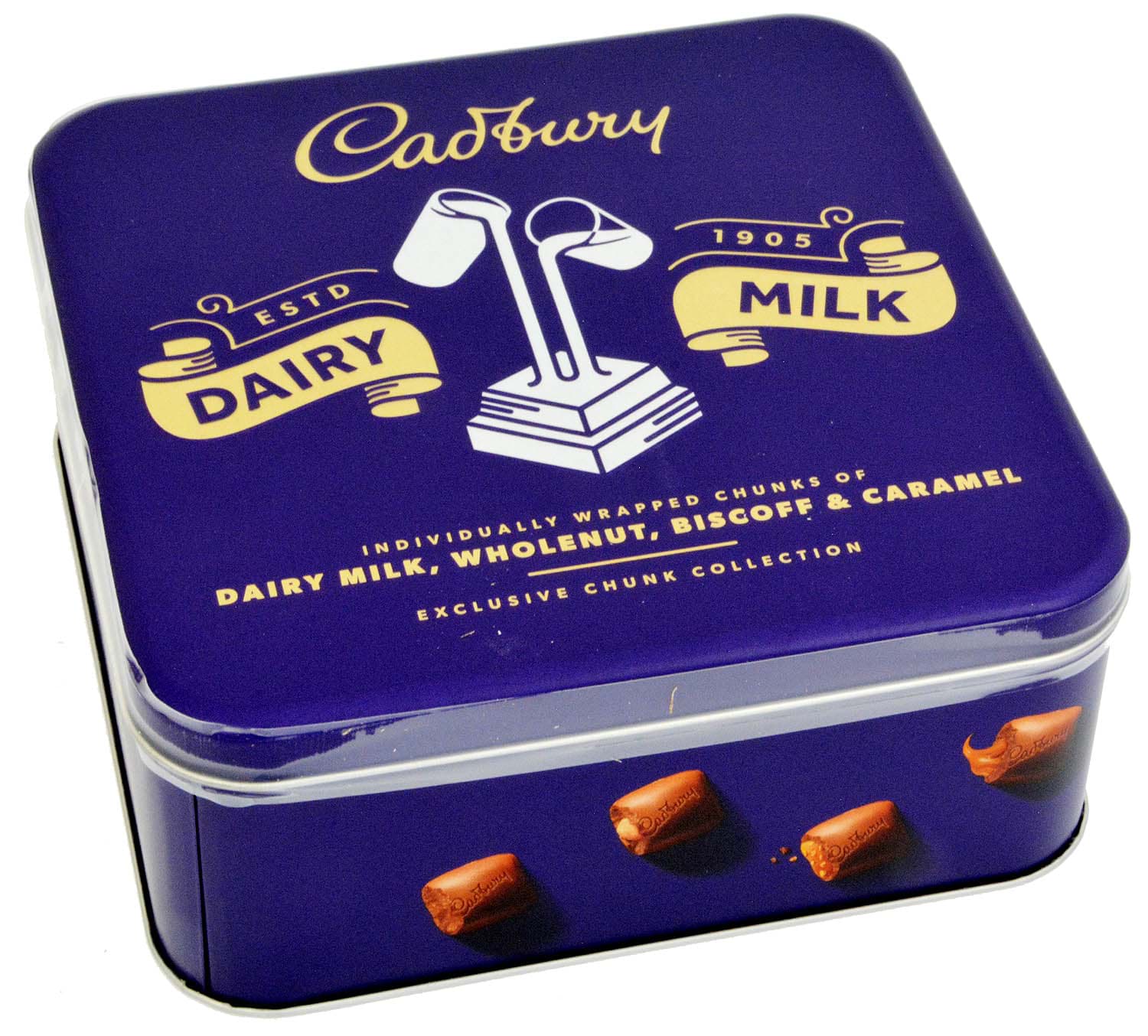 Cadbury Dairy Milk Mixed Chunks Tin 300g