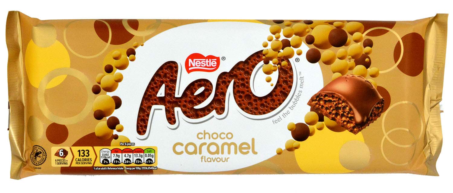 Nestle Aero Choco Caramel 295g