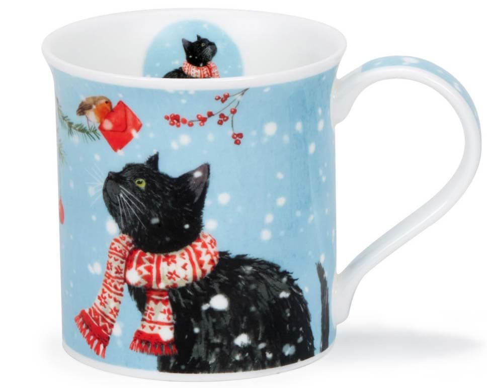 Dunoon Bute Snowy Cat by Louise Nisbet