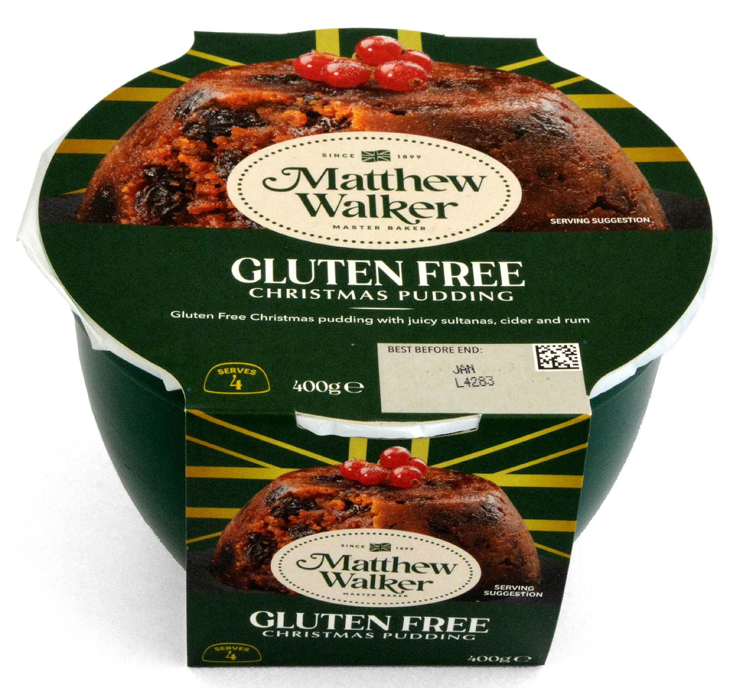 Matthew Walker Gluten Free Christmas Pudding 400g