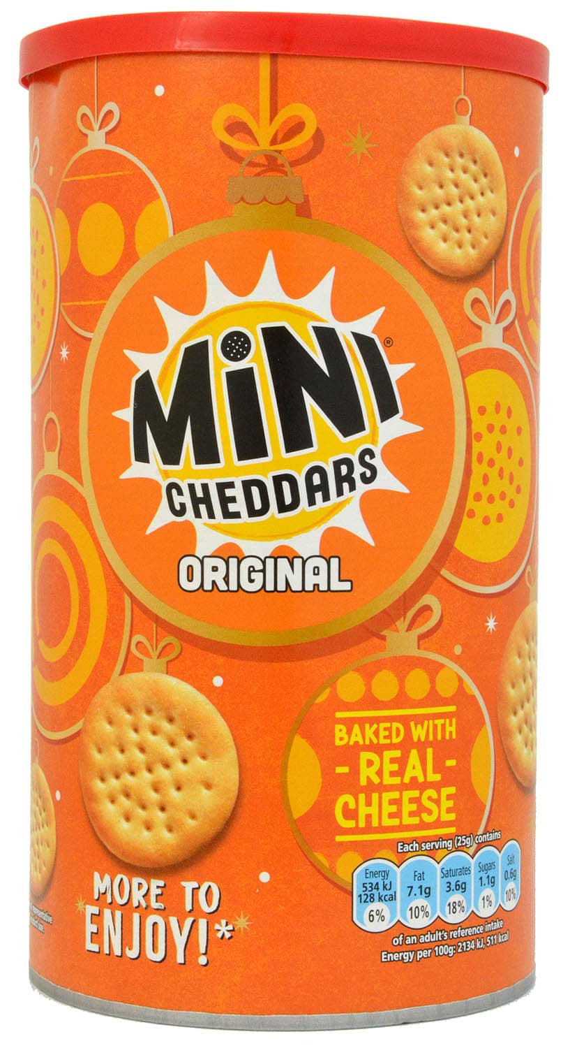 Jacobs Mini Cheddars Drum 260g
