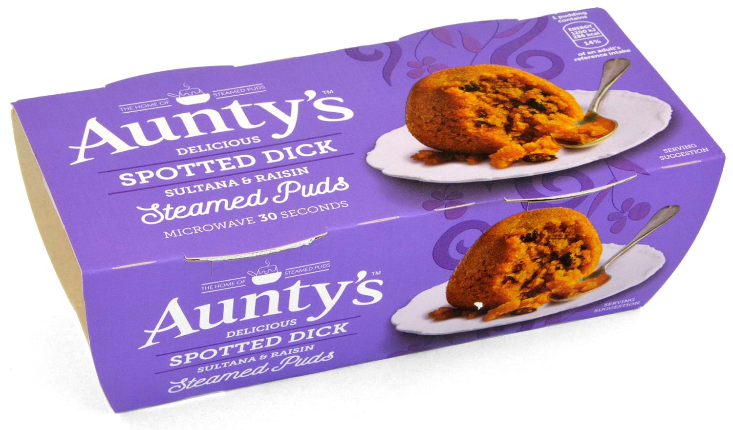 Aunty´s Spotted Dick Steamed Puddings - Dessert-Kuchen