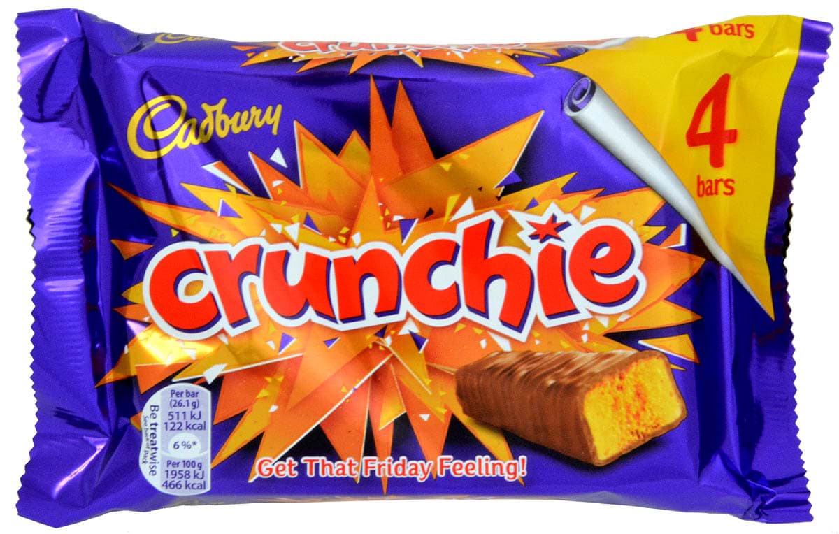 Cadbury Crunchie 4er-Pack 104,4g