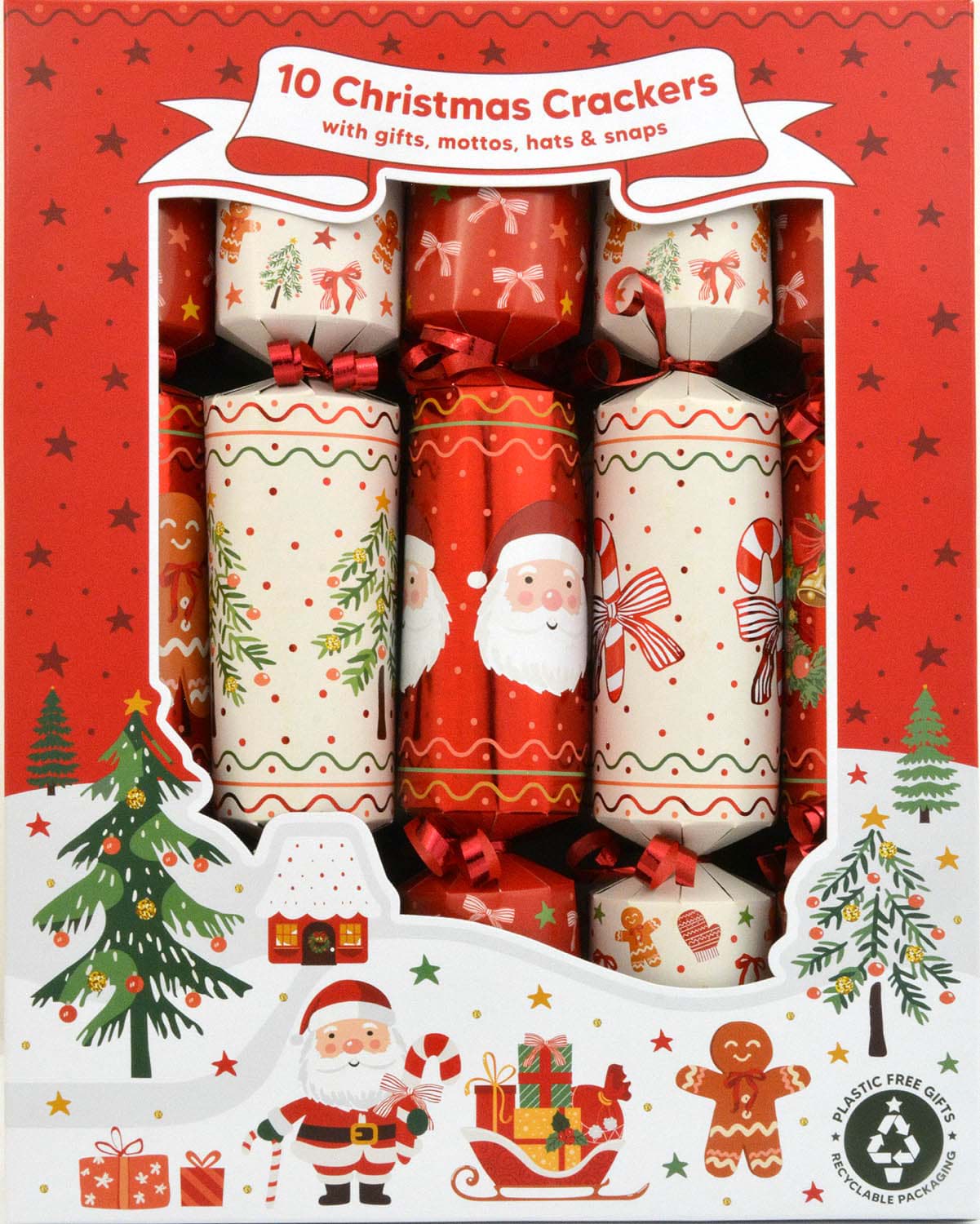 10 Family Christmas Crackers Gingerbread