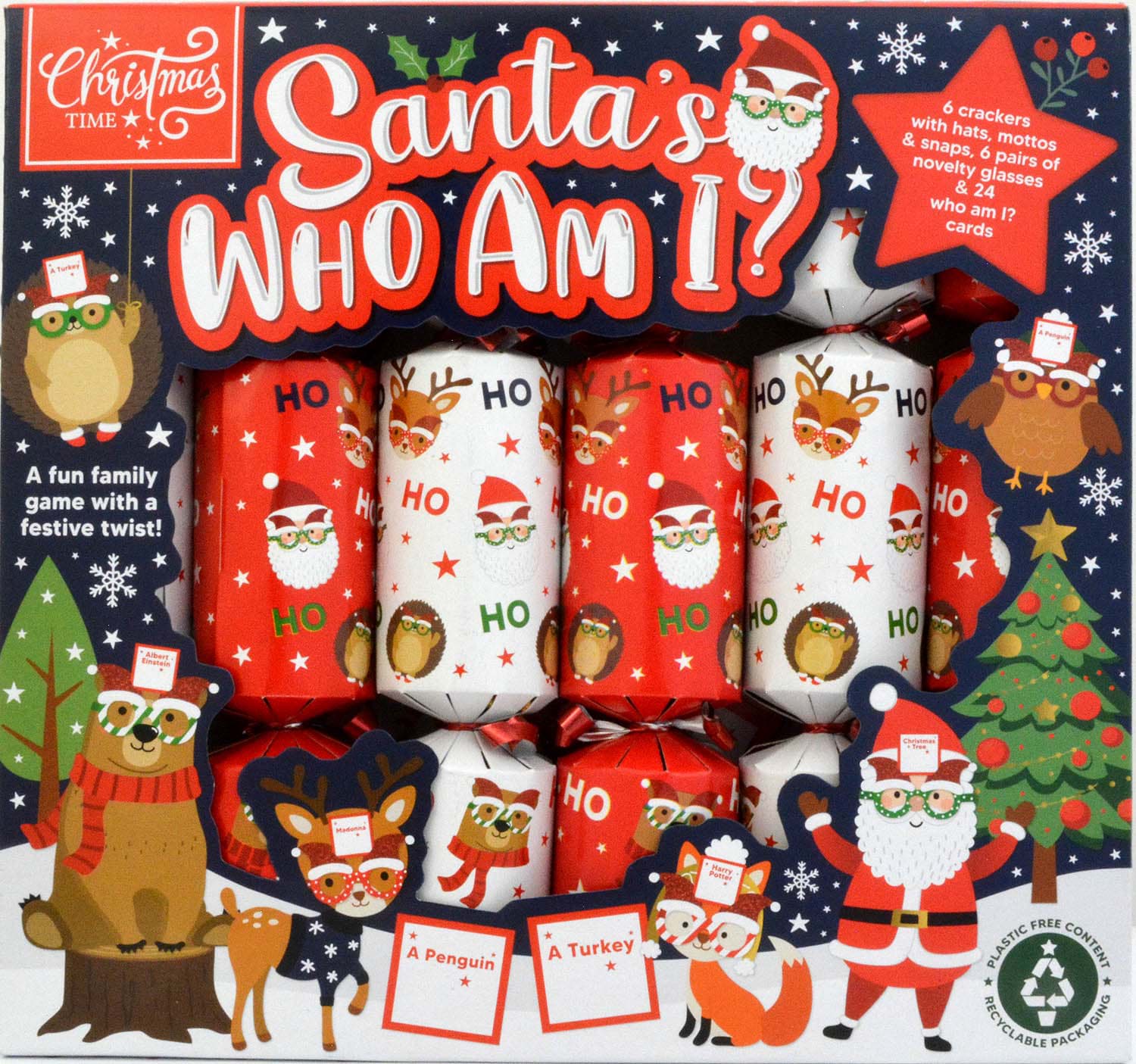 6 Christmas Crackers Who Am I