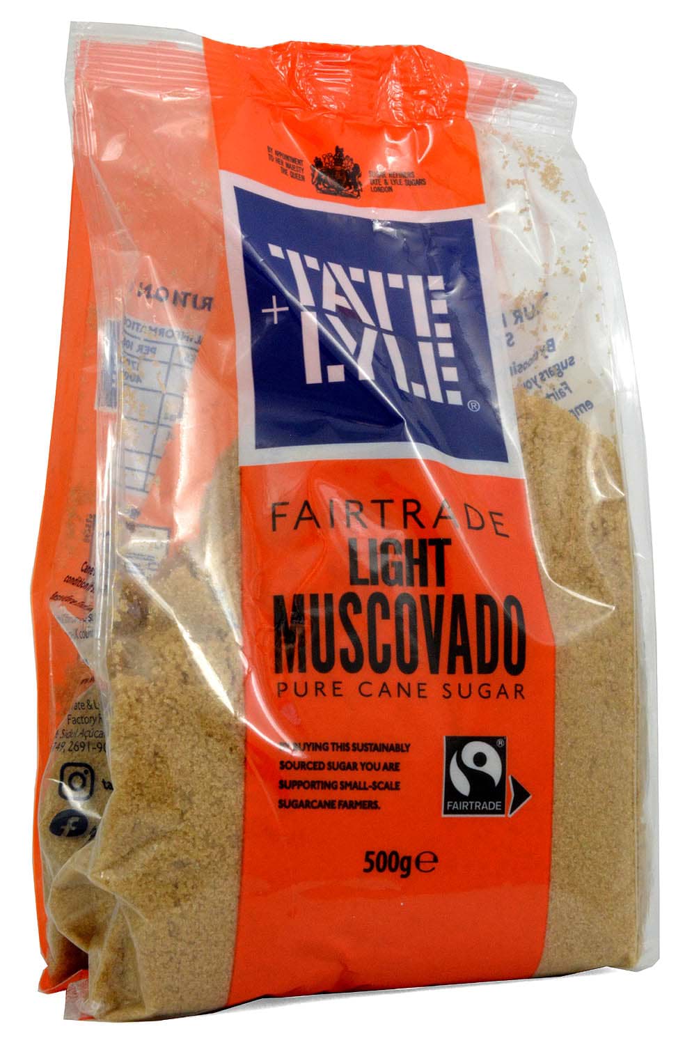 Tate+Lyle Fairtrade Light Muscovado Sugar 500g