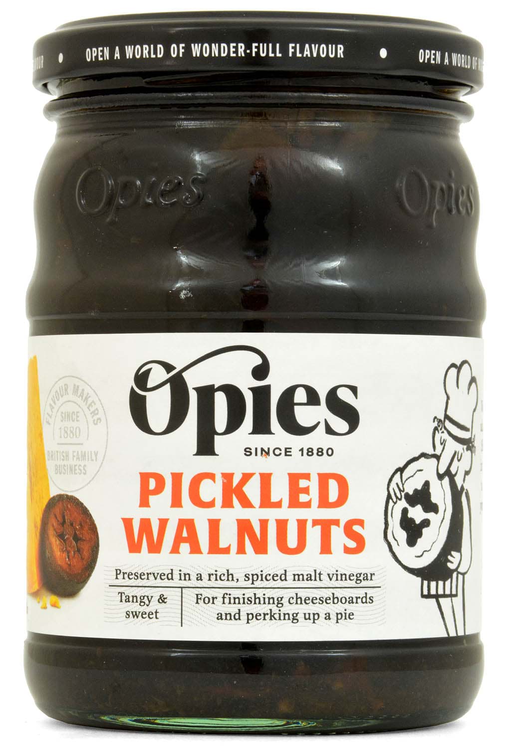 Opies Pickled Walnuts - Walnüsse in Malzessig