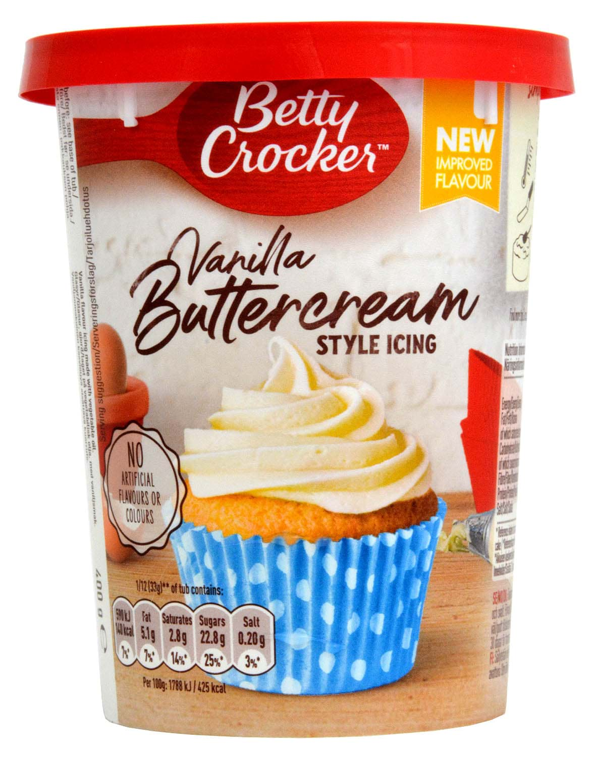 Bild von Betty Crocker Buttercream Style Icing Vanilla