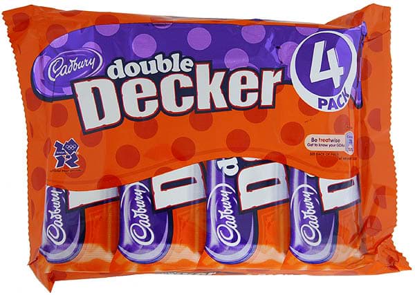 Picture of Cadbury Double Decker 4 bars 149.2g