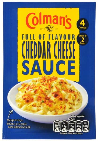 Bild von Colmans Cheddar Cheese Sauce Mix