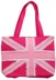 Bild von Union Jack Pink Cotton Canvas Handbag