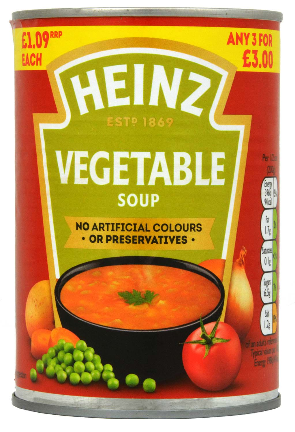 Bild von Heinz Classic Vegetable Soup 400g