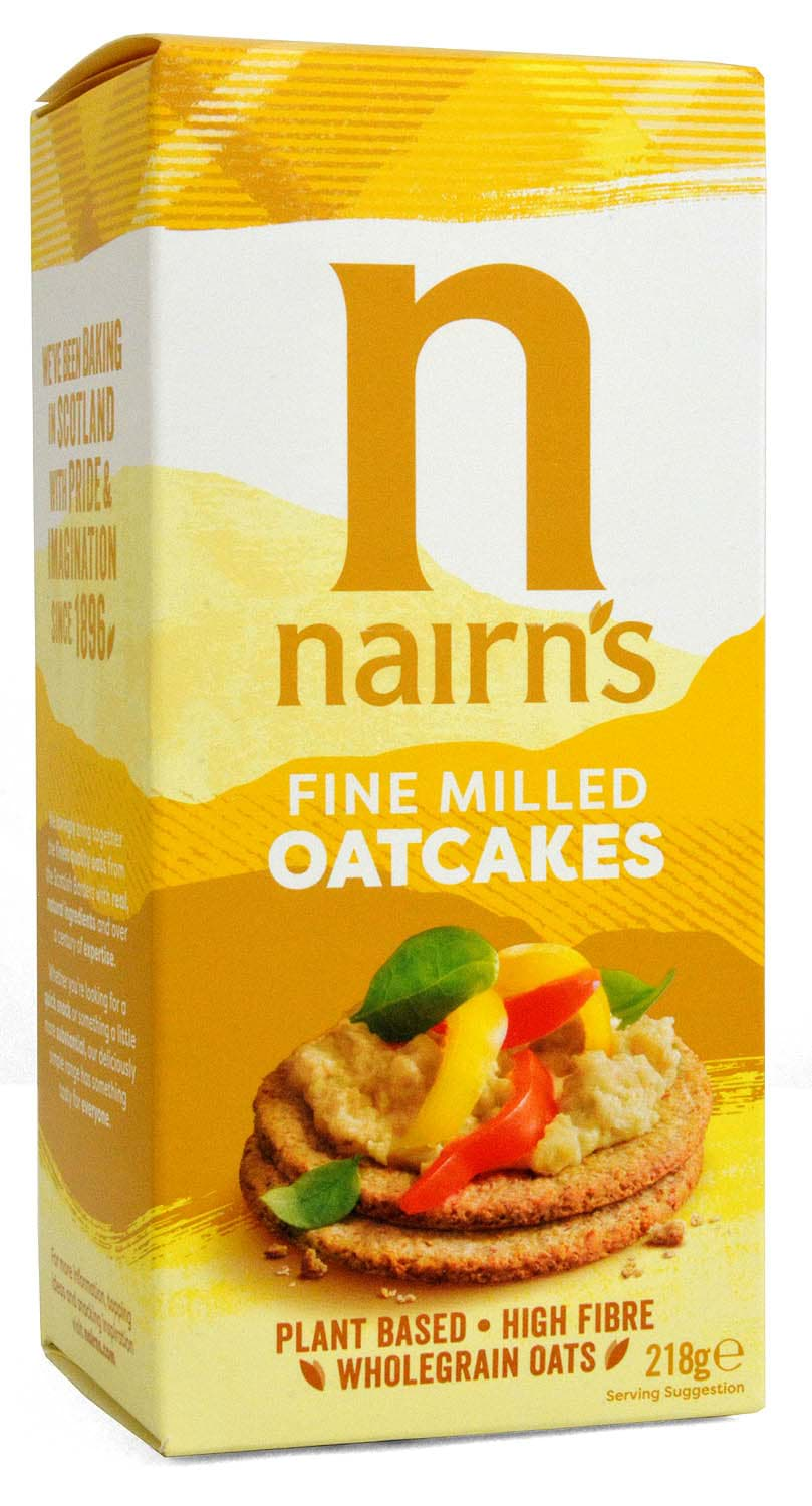 Bild von Nairns Fine Milled Oatcakes - 216g Feine Haferkekse