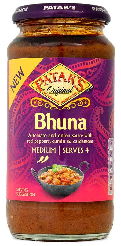 Bild von Pataks Bhuna Sauce Glas 450g