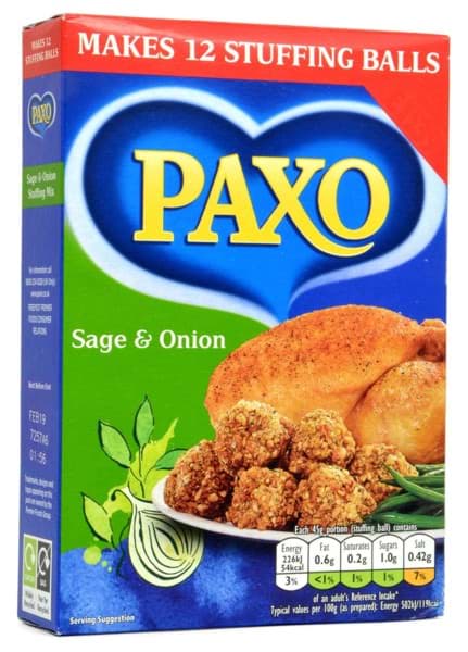 Bild von Paxo Sage & Onion Stuffing 170g
