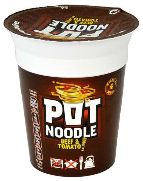 Bild von Pot Noodle Beef & Tomato