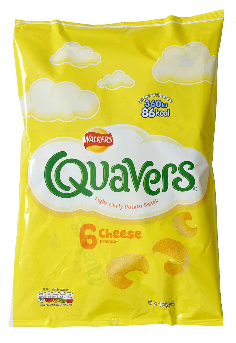 Bild von Walkers Quavers Cheese 6-pack