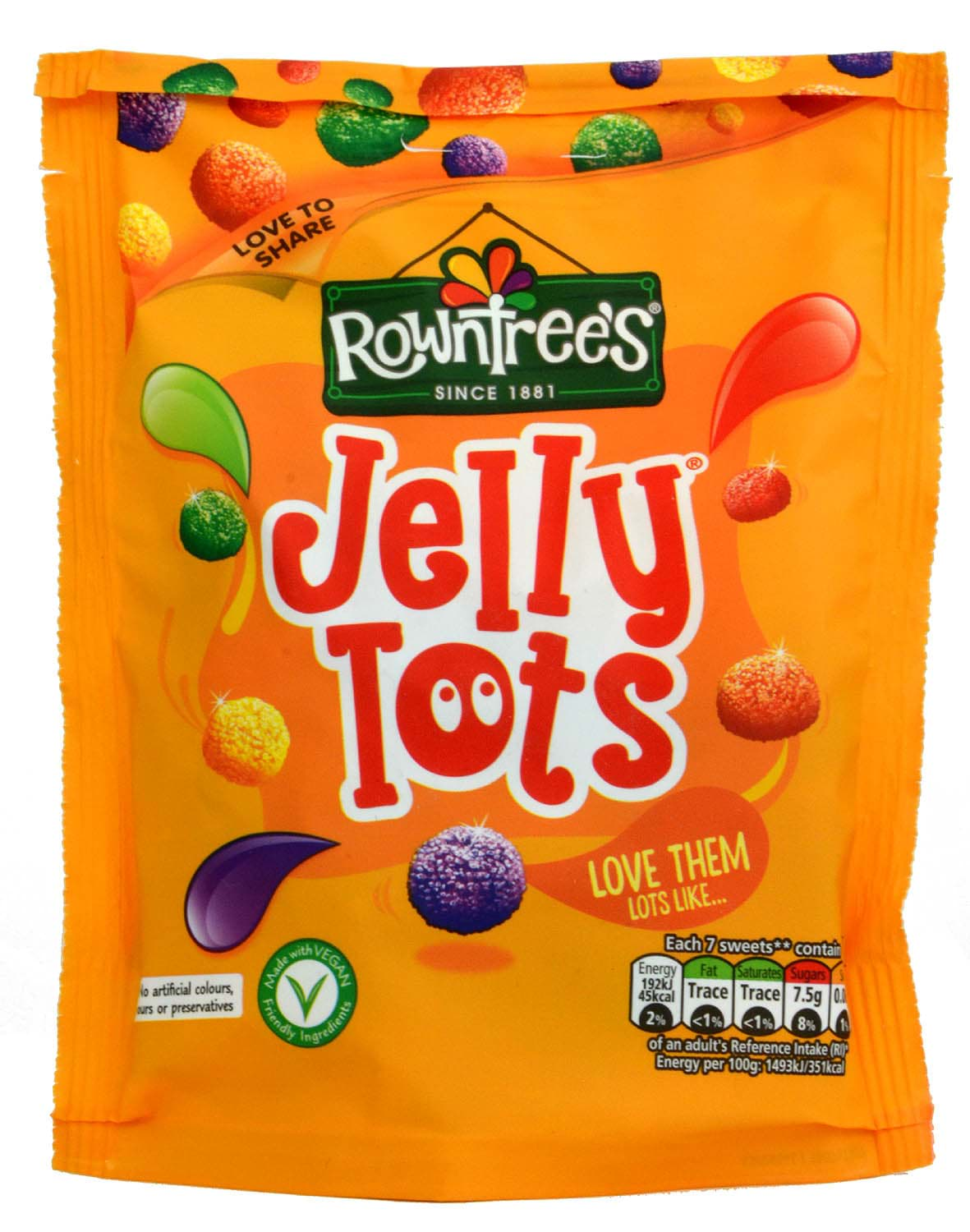 Bild von Rowntrees Jelly Tots 150g