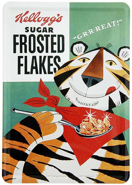 Picture of Metal Card Blechkarte ´Kellogg´s Sugar Frosted Flakes´
