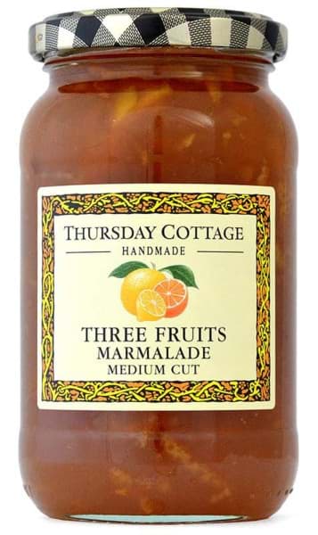 Bild von Thursday Cottage Three Fruit Marmalade 454g