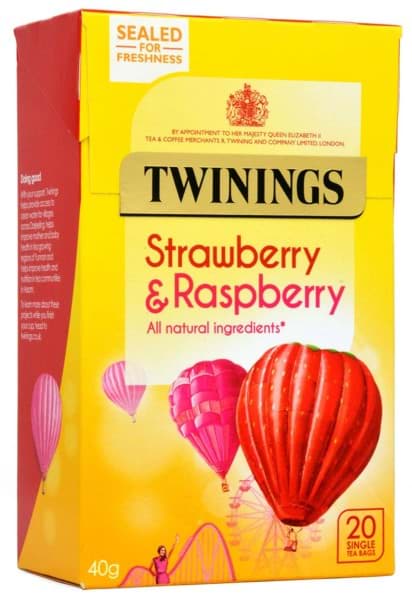 Bild von Twinings Strawberry & Raspberry - Erdbeere & Himbeere