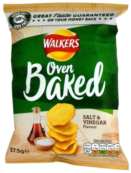 Bild von Walkers Oven Baked Salt & Vinegar 37.5g