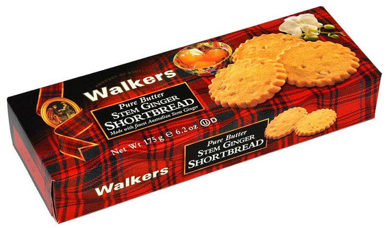 Picture of Walkers Stem Ginger Shortbread