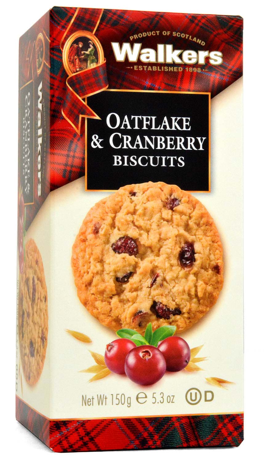 Picture of Walkers Oatflake & Cranberry Biscuits 150g