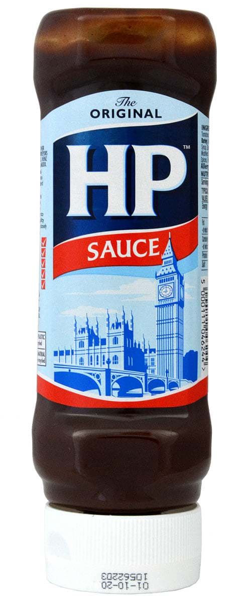 Picture of HP Original Brown Sauce Top Down 450g/390ml