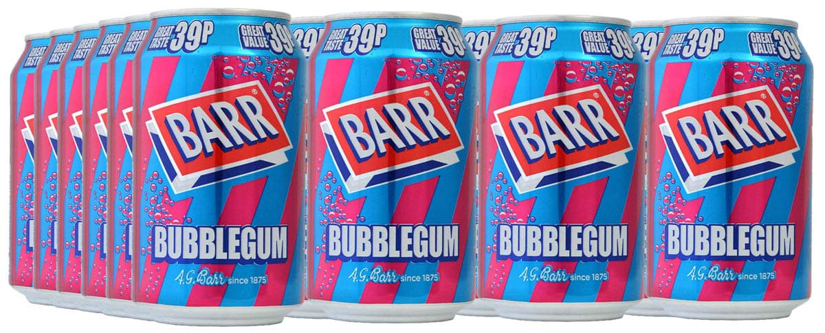 Bild von Barr Bubblegum Limonade 24 x 330ml