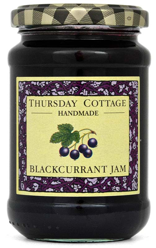 Bild von Thursday Cottage Blackcurrant Jam 340g - Schwarze Johannisbeere